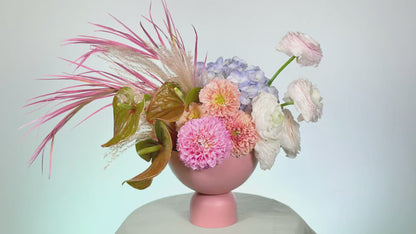 Lesson on Centerpiece. How-To-Make floral arrangement video tutorial + e-book